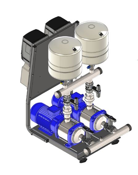 Trebles Eco Boost 5221-5HM09S-INV/1 Cold Water Booster Set - 230V - Single Phase - 83 Ltr/min