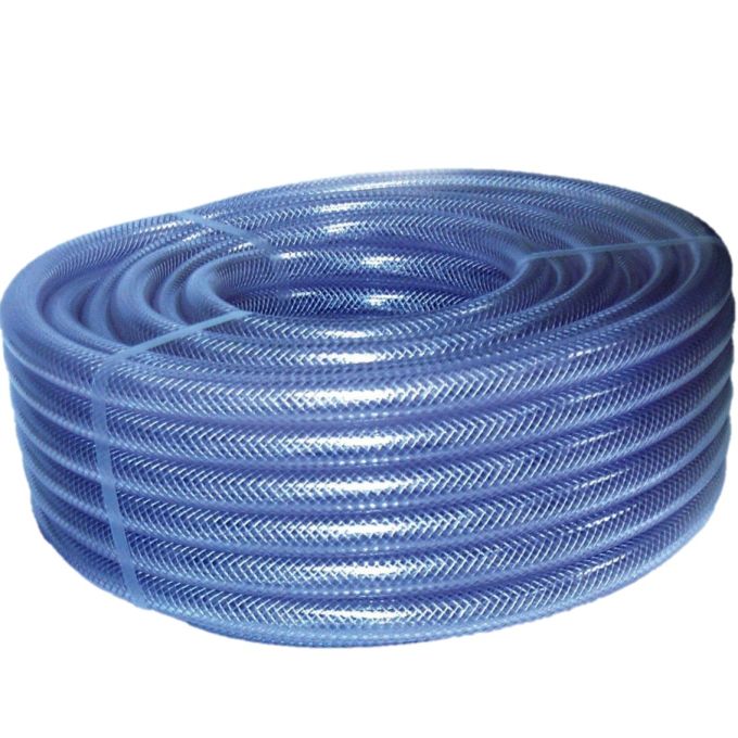 PVC Braided hose clear quality reinforced Food safe water ponds pumps merlett 