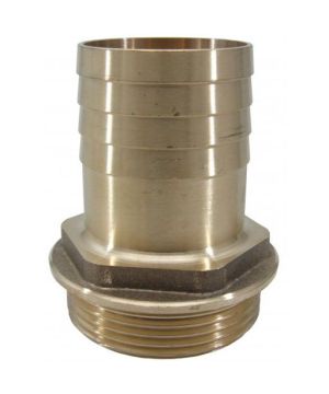 Male Brass Threaded Hosetail Connection - 3/4" X 19mm
