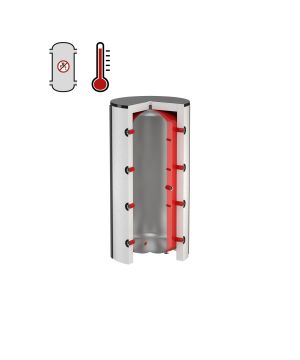 Flamco FlexTherm PS 1000 Hot Water Storage Vessel - 1000 Litre - 3 bar - Steel