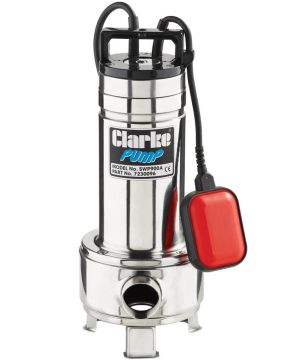 Clarke SWP900A Heavy Duty Submersible Sewage Pump - with Float Switch - 230v