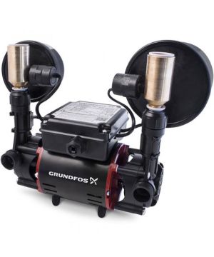 Grundfos STR2-1.5 CN Universal Regenerative Shower Booster Pump - Twin Impeller
