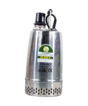 JS RS-750 Top Outlet Stainless Steel Submersible Drainage Pump - 230v - Single Phase - Manual