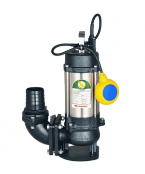 JS 1500 SV Submersible Waste Water/Sewage Vortex Pump - 230v