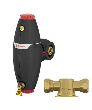 Flamco XStream Vent-Clean Dirt Separator - DN20 - K22