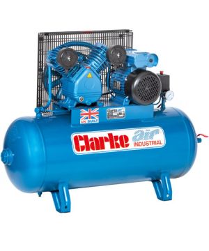 Clarke XEV16/100 (OL) 14cfm 100Litre 3HP Industrial Air Compressor (230v)