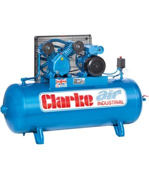 Clarke XEV16/200 (OL) 14cfm 200Litre 3HP Industrial Air Compressor (230v)
