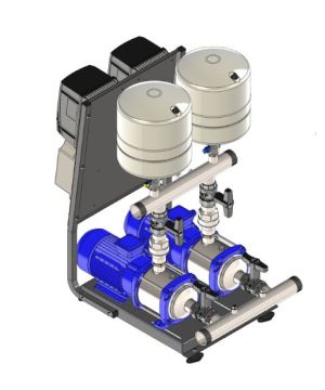 Trebles Eco Boost 5221-5HM08S-INV/1 Cold Water Booster Set - 230V - Single Phase - 83 Ltr/min