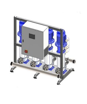 Trebles Eco Boost+ 5242-3SV16F-INV/1 Cold Water Booster Set - 230V - Single Phase - 50 Ltr/min