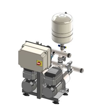 Trebles Compact 5255-5/5 Cold Water Booster Set - 230v - Single Phase - 31 Ltr/min