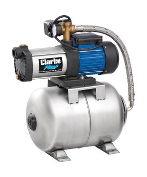 Clarke CBT1300SS 1" 1350W 90Lpm 35m head Stainless Steel Booster Pump - 230v - Single Phase - 90 Ltr/min