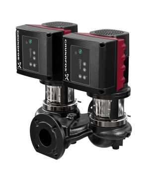 Grundfos TPE2 D 65-120 N-A-F-A-BQQE-FAB Twin Head In Line Circulator Pump - 240v - Single Phase - 783 Ltr/min