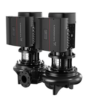 Grundfos TPED 125-190/4 A-F-A-BQQE-NX3 Twin Head In Line Circulator Pump - 415v - Three Phase - 3736 Ltr/min