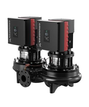 Grundfos TPED 32-230/2 S-A-F-A-BQQE-FDB Twin Head In Line Circulator Pump - 415v - Three Phase - 166 Ltr/min