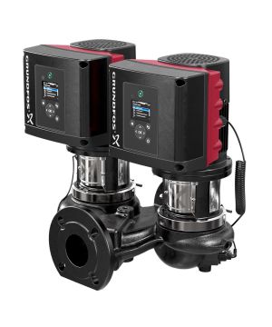 Grundfos TPE3 D 50-150 S-A-F-A-BQQE-FDB Twin Head In Line Circulator Pump - 415v - Three Phase - 617 Ltr/min
