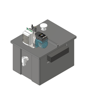 Trebles 5261-227 Q-TANK Cat 5 Booster Set - 227 Ltr Capacity - Floor Mounted - 83 Ltr/min