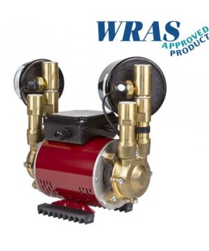 Amazon Universal STN-2.0B (AP054) Brass Twin Impeller Heavy Duty Negative Head 'Ultra Quiet' Shower Pump