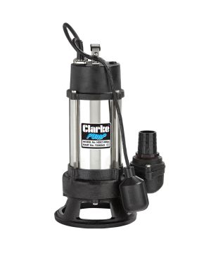 Clarke HSEC1400A Heavy Duty Submersible Cutter Pump - With Float - 230v