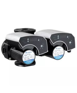 Lowara Ecocirc XLplus D 40-100 F Twin Head Circulator Pump - 230v - Single Phase - 220mm