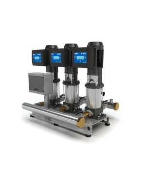 Ebara 3GPE EVMS5 5N5/1,1 ESPT (UK) Variable Speed Three Pump Booster Set - 400v - Three Phase