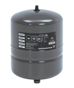 Grundfos GT-U-25-V Vertical Cold Water Bladder Tank - 16 Bar - 25Ltr