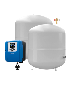 Mikrofill 3 PRO + 2 x 500 Litre MikroPro Vessels Pressurisation Set - Service Valve Included
