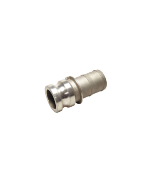 Fit & Flow Cam Adaptor C/W Hose Tail 75mm - Part E - Alloy