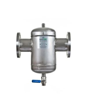 Fabricated Products Cleanvent Dirt Separator - Stainless Steel - 80mm - PN16