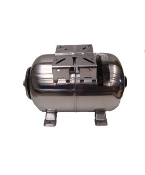 Zilmet Ultra Inox-Pro Horizontal Stainless Steel Expansion Vessel - 10 Bar - 24Ltr
