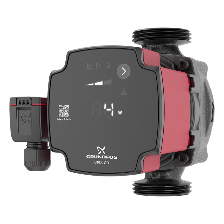 Grundfos UPS4 GO 25-65 130 - Heating Circulator Pump - 10 Bar - 240v